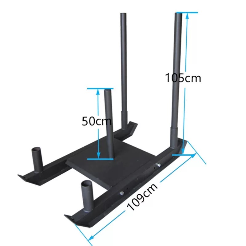 Push weight sled